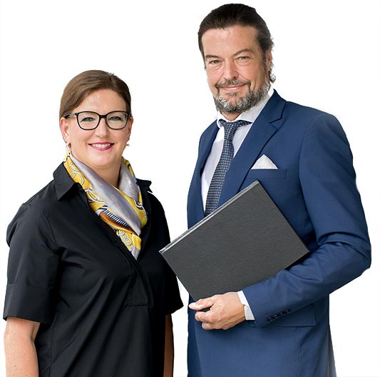 Foto: RAe Claudia Faß-Strey und RA Michael Bonn